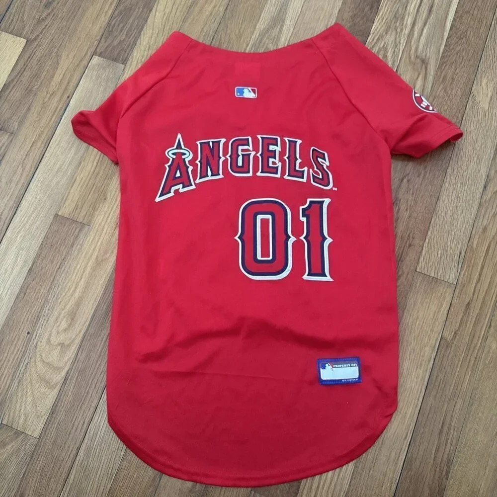 Pets First MLB Jersey for Dogs Angels Size XL